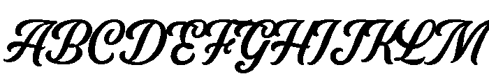 Mestain Regular Font UPPERCASE