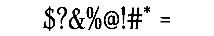 Mestara Noir Font OTHER CHARS