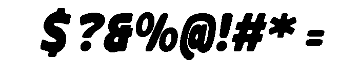 Mestina Bohoniy Sans Regular Font OTHER CHARS