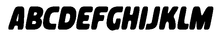 Mestina Bohoniy Sans Regular Font UPPERCASE