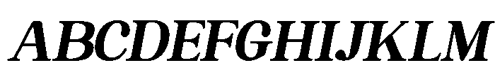 Mestina Bohoniy Serif Italic It Font UPPERCASE