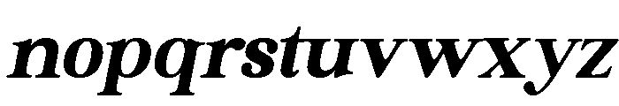 Mestina Bohoniy Serif Italic It Font LOWERCASE