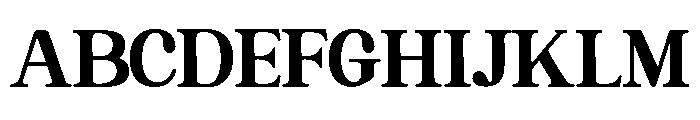 Mestina Bohoniy Serif Regular Font UPPERCASE