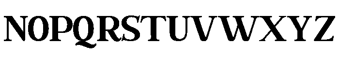 Mestina Bohoniy Serif Regular Font UPPERCASE