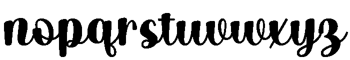 Mestyna Font LOWERCASE