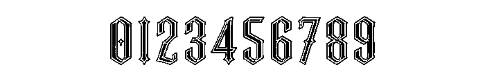 Metal Chrome Font OTHER CHARS