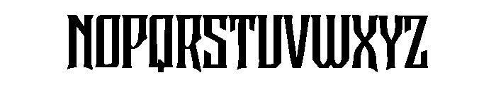 Metal Gothic Font UPPERCASE