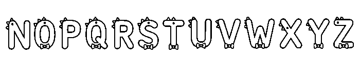 Metal Regular Font LOWERCASE