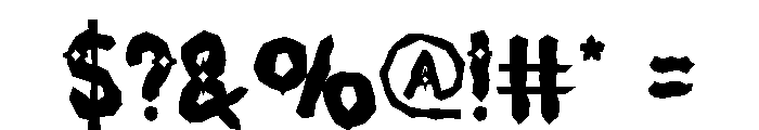 MetalBaby Font OTHER CHARS