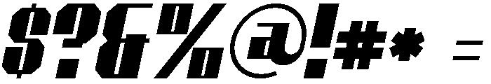Metalora Italic Font OTHER CHARS