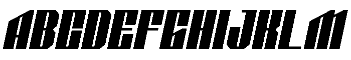Metalora Italic Font UPPERCASE