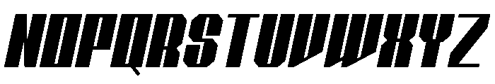 Metalora Italic Font UPPERCASE