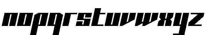 Metalora Italic Font LOWERCASE