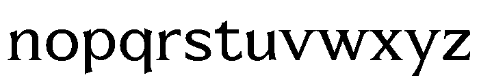 Metaspire Regular Font LOWERCASE