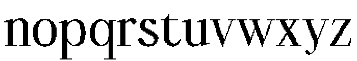Metrisa Regular Font LOWERCASE