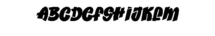 Metro Busy Font UPPERCASE
