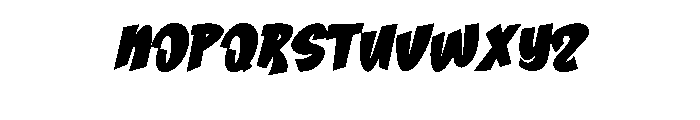 Metro Busy Font LOWERCASE