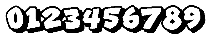 Metro Punch Shadow Shadow Font OTHER CHARS