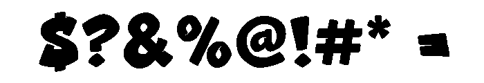 Metro Punch Font OTHER CHARS