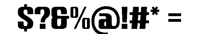 Metro Solves Font OTHER CHARS