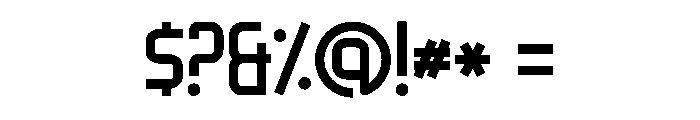 Metro Stackz Font OTHER CHARS