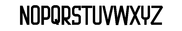 Metro Stackz Font UPPERCASE