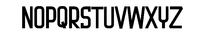 Metro Stackz Font LOWERCASE