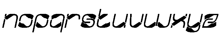 Metropolis Music Bold Italic Font LOWERCASE