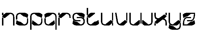 Metropolis Music Bold Font LOWERCASE