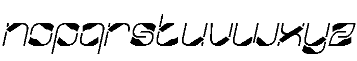 Metropolis Music Italic Font LOWERCASE