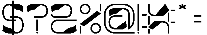 Metropolis Music Font OTHER CHARS