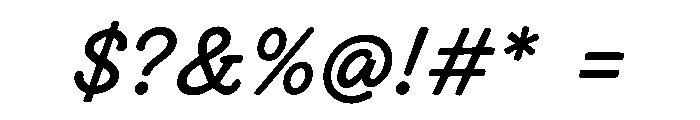Metropolis Wave Font OTHER CHARS