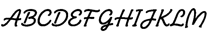 Metropolis Wave Font UPPERCASE