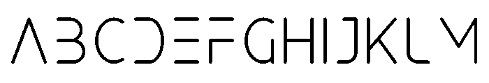 Metropolitan Regular Font UPPERCASE