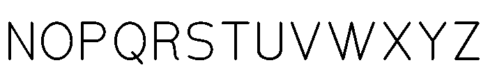Metropolitan Regular Font LOWERCASE