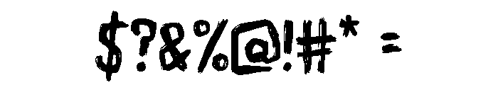 Meturn Font OTHER CHARS