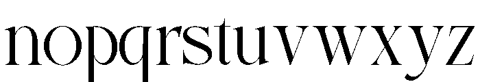Mewah Regular Font LOWERCASE