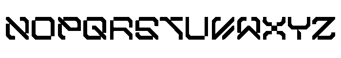 Mexatron Font LOWERCASE
