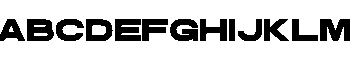 Mexron Regular Font UPPERCASE