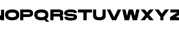 Mexron Regular Font LOWERCASE
