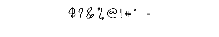 Meylin Font OTHER CHARS