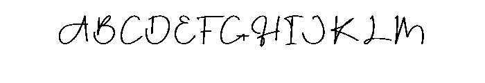 Meylin Font UPPERCASE