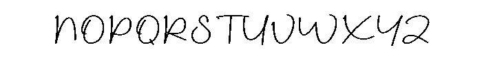 Meylin Font UPPERCASE
