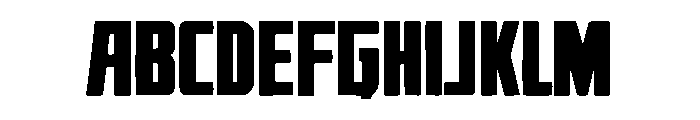 Mezaron Font UPPERCASE