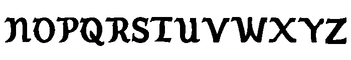medieval_blackletter Font UPPERCASE