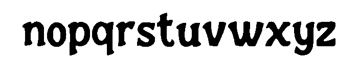 medieval_blackletter Font LOWERCASE