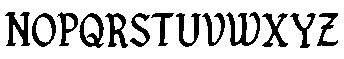 medieval_goth Font UPPERCASE