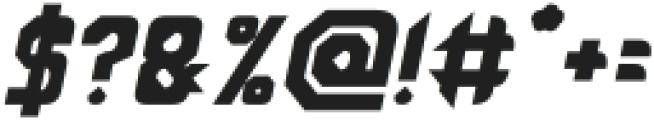 MECHA ROBOT Bold Italic otf (700) Font OTHER CHARS