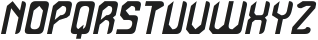 MECHA ROBOT Italic otf (400) Font UPPERCASE