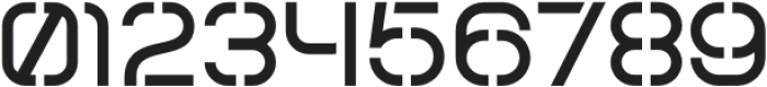 MECHACORE STNCL Expanded otf (400) Font OTHER CHARS
